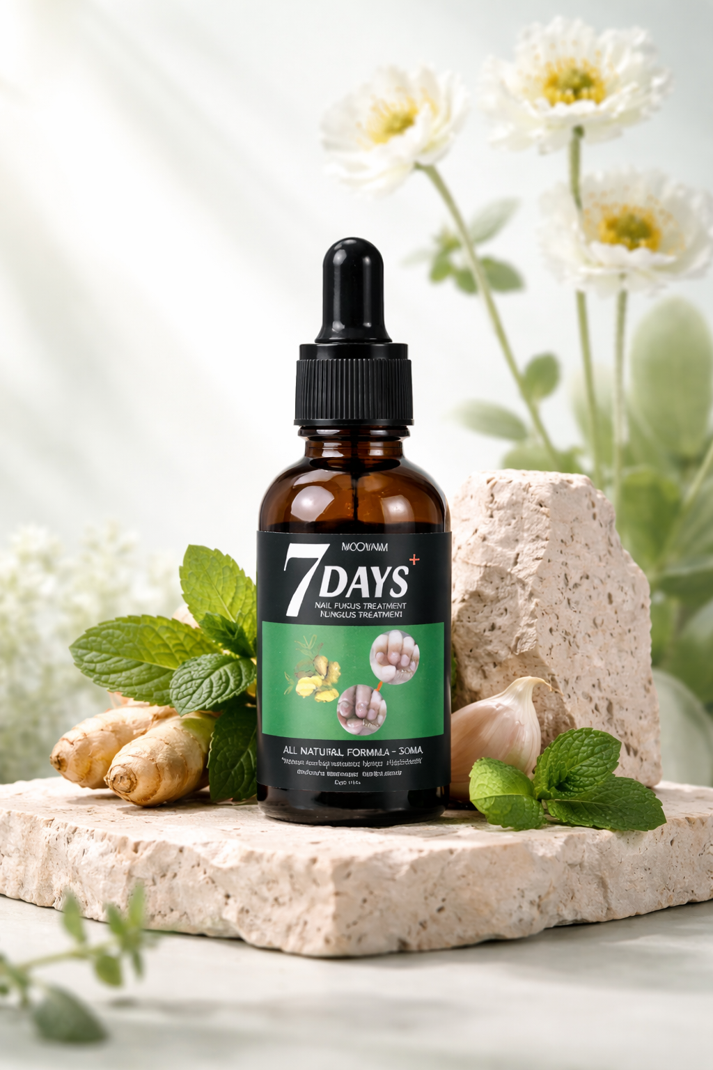 Sérum Anti-Mycose des Ongles 7Jours — Traitement Naturel Ongles Mains & Pieds